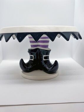 Halloween Witch Feet Cake Stand by Magenta